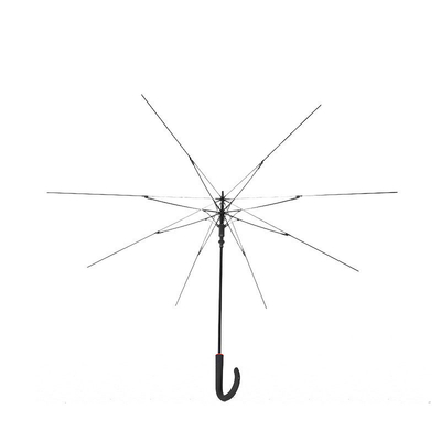Design minimalista All in 1 8 Quadro de guarda-chuva com cinto de cotovelo reto de fibra de vidro