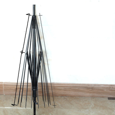 16 Bone Long Stem Umbrel com Manga de Sombra e Logotipo de Impressão de Desenhos Personalizados