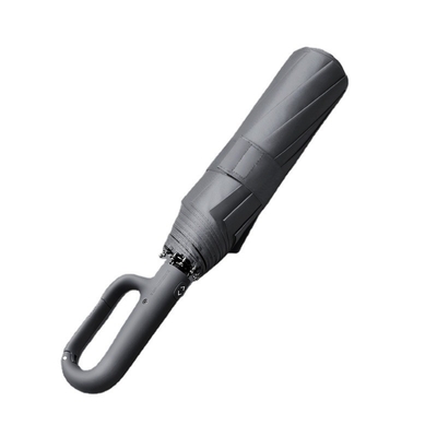 Portátil Buckle Hook Loop Lock Handle guarda-chuva em azul para protetor solar e fácil de transportar