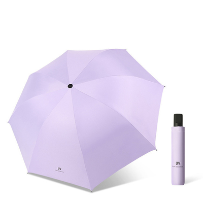 X302 Paraguas de viagem preto impermeável e UV Proof Coating 8k Market Paraguas para chuva