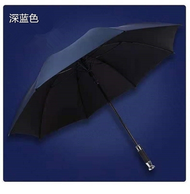 Um guarda-chuva comercial personalizável com abertura automática e costelas de fibra de vidro duráveis