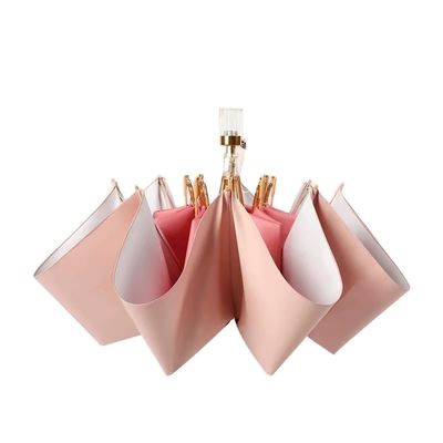 Quadro de eixo de metal Gradiente de sombra de guarda-chuva personalizado Popular para mulheres Tudo em 1 função