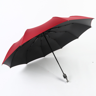 X308 Um guarda-chuva à prova de vento com design de alta costura e tecido de poliéster 190T