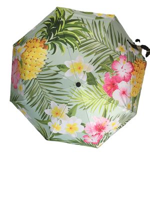 Envio rápido guarda-chuva personalizada com padrão de flores DIY e logotipo de impressão exclusivo