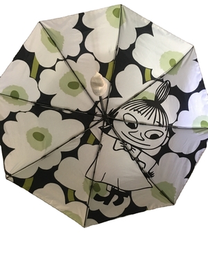 Controle manual 21 polegadas 8 guarda-chuva de ossos com padrão personalizado de imagem de personalidade