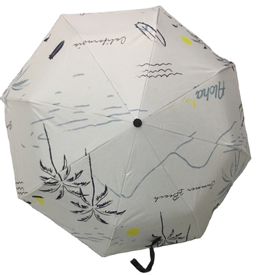 Controle manual 21 polegadas 8 guarda-chuva de ossos com padrão personalizado de imagem de personalidade
