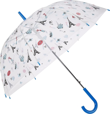 Retorno à Escola para Crianças Fundamentos Transparentes Estrelas de Bolha guarda-chuva com Gancho