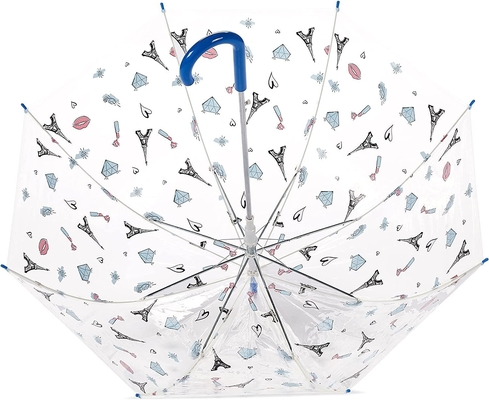 Retorno à Escola para Crianças Fundamentos Transparentes Estrelas de Bolha guarda-chuva com Gancho