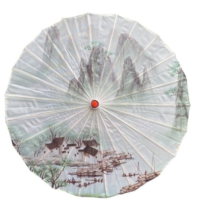 Vintage estilo 23 polegadas * 10k guarda-chuva de papel chinês para impressão personalizada