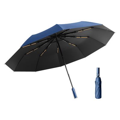 Um guarda-chuva popular do mercado à prova de vento e proteção UV com alça mecânica de cristal