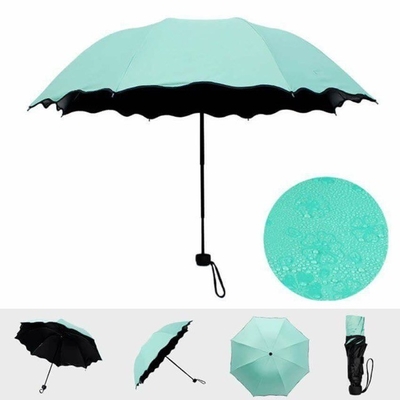 Estilo de Design Minimalista Magia UV dobrável Sol chuva guarda-chuva resistente ao vento