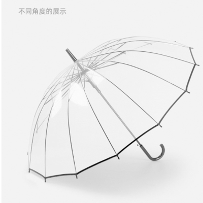Controle semi-automático Impressão personalizada guarda-chuva reta em estilo de design minimalista