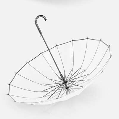 Controle semi-automático Impressão personalizada guarda-chuva reta em estilo de design minimalista