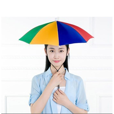 Mini chapéu de guarda-chuva para adultos com material de costelas de aço e logotipo de impressão personalizado