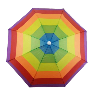 Mini chapéu de guarda-chuva para adultos com material de costelas de aço e logotipo de impressão personalizado