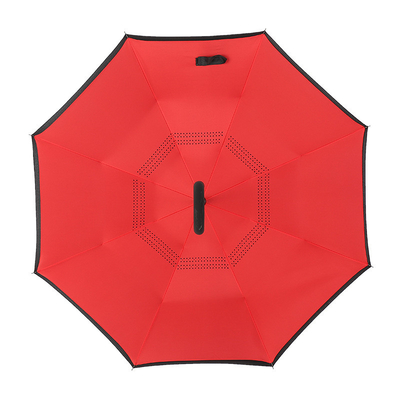 Um guarda-chuva publicitário com alça em forma de C Anti-UV Impermeável Um guarda-chuva reto