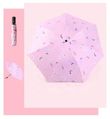 Logotipo personalizado de guarda-chuva triplo de poliéster para promoções e compras OEM