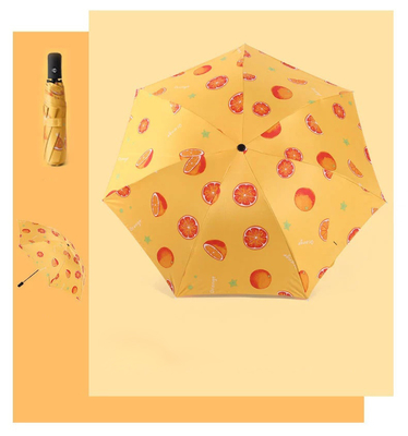 Logotipo personalizado de guarda-chuva triplo de poliéster para promoções e compras OEM