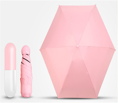 19 polegadas 6K 190T Pongee Mini Pocket Capsule guarda-chuva perfeito para publicidade ou presente
