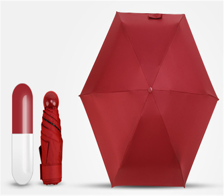 19 polegadas 6K 190T Pongee Mini Pocket Capsule guarda-chuva perfeito para publicidade ou presente