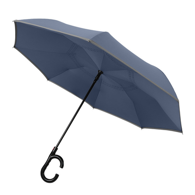 Simples e criativo guarda-chuva de presente de publicidade com design inverso de fibra reforçada