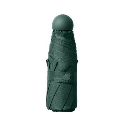 Mini Five Fold Capsule Umbrella com Proteção UV e Impressão de Logotipo