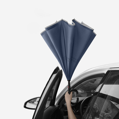 Simples e criativo guarda-chuva de presente de publicidade com design inverso de fibra reforçada