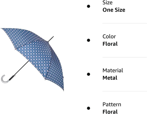 Um guarda-chuva de golfe revestido de borracha para proteção contra o vento e atividades ao ar livre