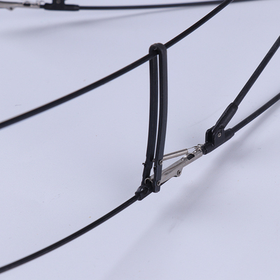 105cm de diâmetro aberto Quadro de guarda-chuva invertido com vara média revestida de ferro e vara de fibra de vidro