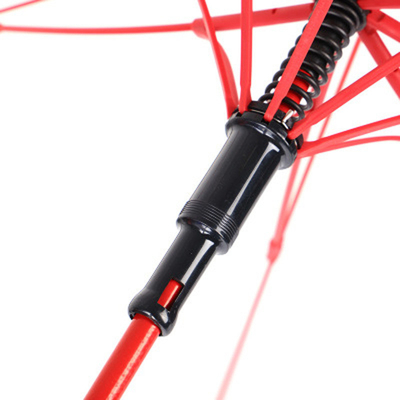 Umbrelha reta 23 polegadas 8k Quadro de guarda-chuva invertido de ferro revestido Rod média fibra de vidro