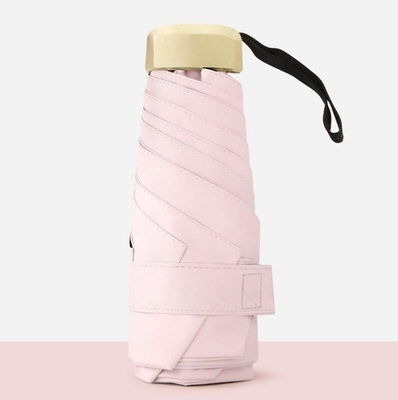 Impressão de guarda-chuva de moda de cinco dobras Desenhos personalizados Impressão de logotipo 20,5 polegadas * 6k