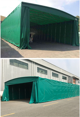Água Impermeável Push And Pull Outdoor Garage Carport Warehouse Trade Show Tent