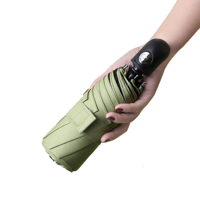 Umbrilhões de revestimento preto BSCI Mini Pocket Capsule Proteção UV Cinco guarda-chuva dobrável