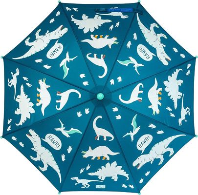 8K 19 polegadas de fibra de vidro costelas à prova de vento guarda-chuva de chuva infantil design bonito e legal