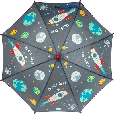 2023 lindo e legal 8K gancho alça à prova de vento guarda-chuva infantil 190T tecido de nylon