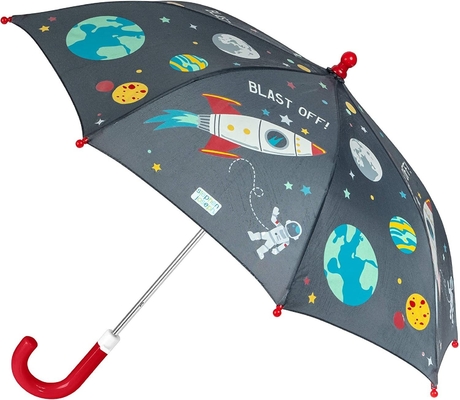 2023 lindo e legal 8K gancho alça à prova de vento guarda-chuva infantil 190T tecido de nylon