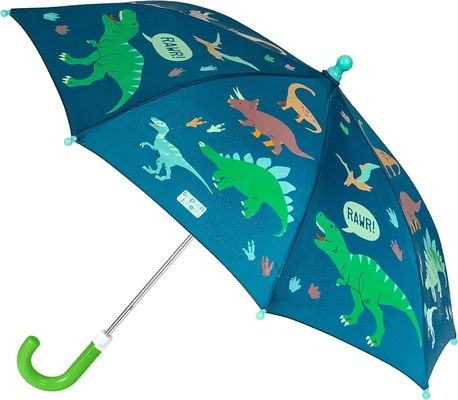 2023 lindo e legal 8K gancho alça à prova de vento guarda-chuva infantil 190T tecido de nylon