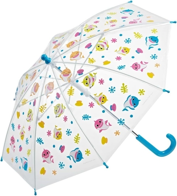 Impressão de tubarão guarda-chuva para crianças guarda-chuva personalizada para crianças POE Japão guarda-chuva