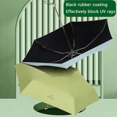 Logotipo personalizado Mini guarda-chuva portátil 5 dobras para dias ensolarados e proteção personalizada