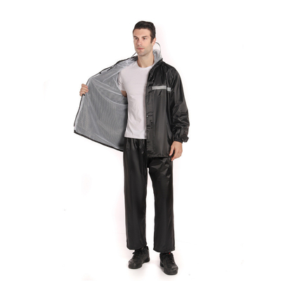 Melhore a sua proteção contra chuva Adulto casaco de chuva com logotipo personalizado e impressão refletora