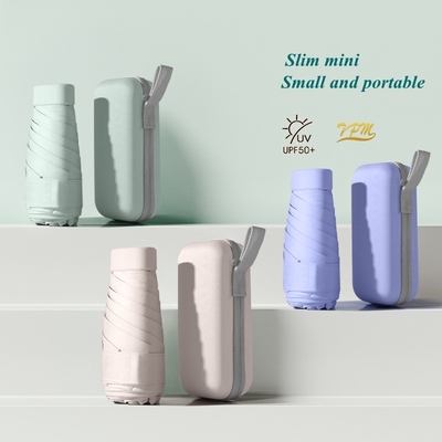 X503 Ultralight Mini Umbrelha Seis-Fold Portátil para Proteção UV e Portabilidade