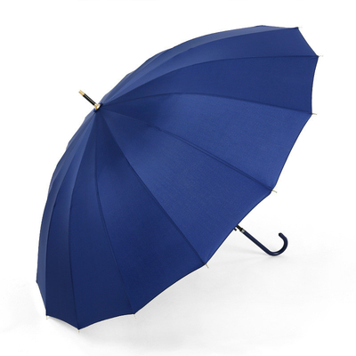 Um guarda-chuva personalizado de cabo longo com função dupla e impressão de logotipo publicitário