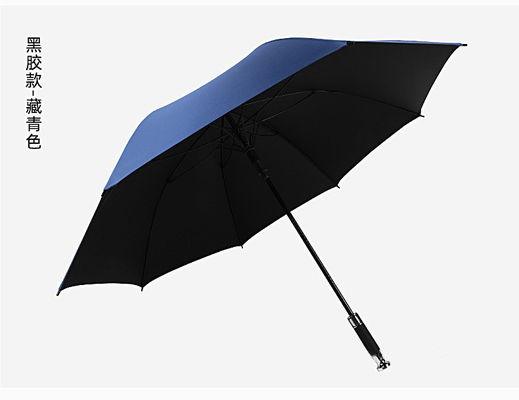 190T Pongee Golf Straight Pole Umbrel para chuva e sol Logotipo personalizado Publicidade