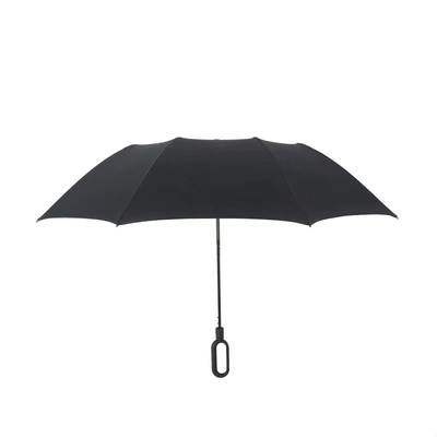 Um guarda-chuva à prova de vento e à prova de água personalizado com impressão de logotipo portátil 2 dobrável