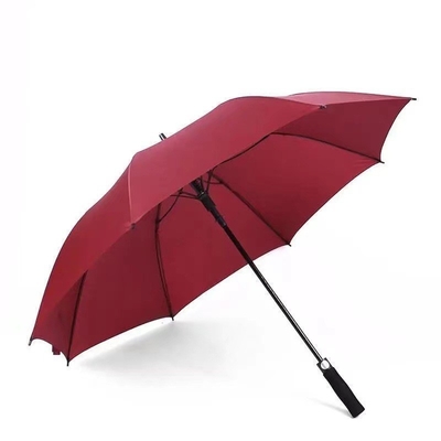 Guarda-chuva de golfe para viagens Impressão de logotipo personalizado Prémio publicitário Guarda-chuva de punho longo grande