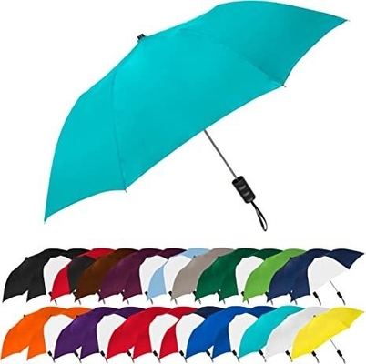 Fornecimento exclusivo 23'*6k Função tudo em 1 estoque de chuva lote 2 guarda-chuva em forma de arco dobrável