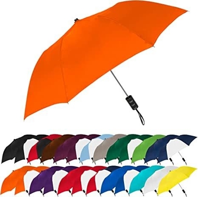 Design minimalista guarda-chuva automaticamente aberta com espectro de cores e eixo de aço