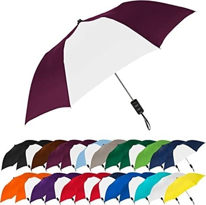 Design minimalista guarda-chuva automaticamente aberta com espectro de cores e eixo de aço