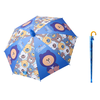 Guarda-chuva para crianças com design ultra-leve e controle semi-automático Diâmetro aberto 85cm