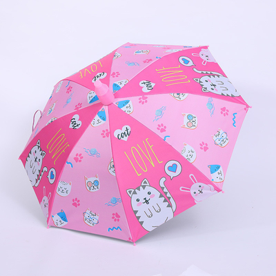 Desenhos personalizados Impressão de logotipo tudo em um guarda-chuva de desenhos animados para homens e mulheres Crianças